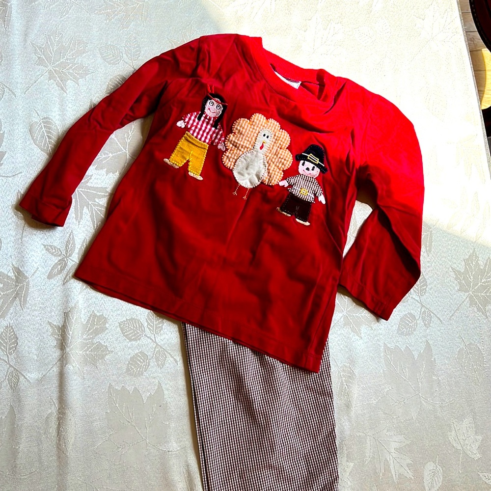 Toddler Boys Thanksgiving Pantset